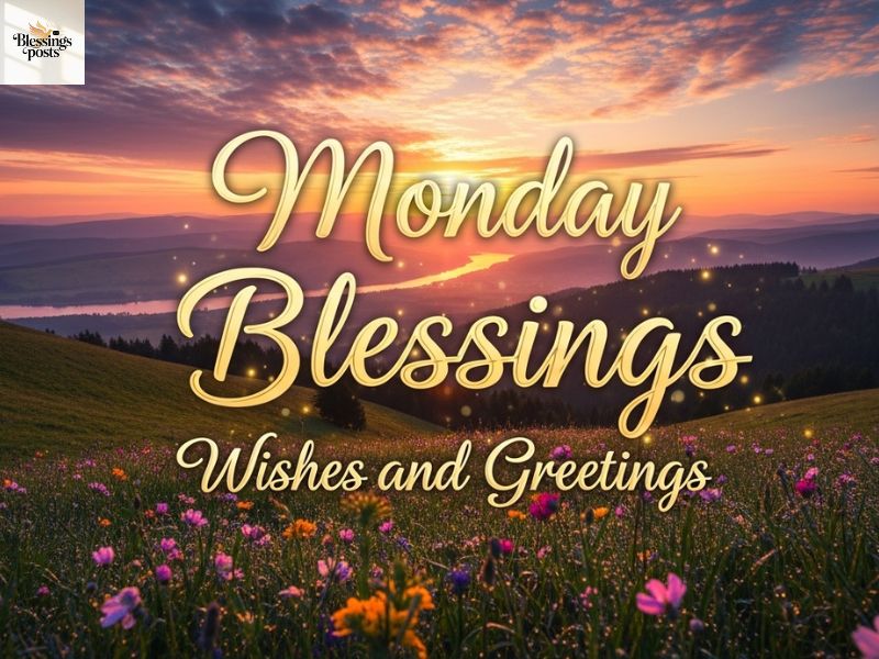 Monday Blessings Wishes and Greeting