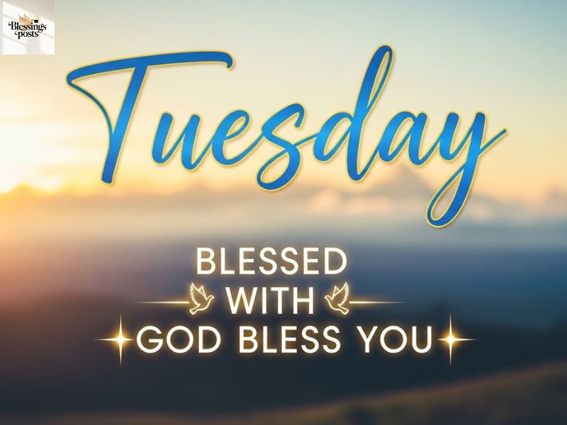 Tuesday Blessed with God Bless You