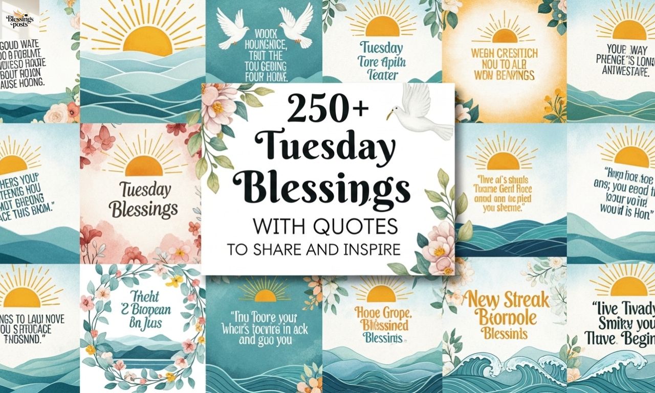 250+ Tuesday Blessings with Quotes to Share and Inspire